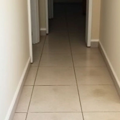 Completed contemporary interior